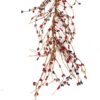 J'FLORU Artificial Pip Berry Garland,America Patriotic Garland Red White Blue Pip Berry Garland for 4th of July Decor Independence Day Decoration
