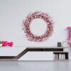 J'FLORU Pink Valentine’s Day Wreaths for Front Door 20 Inch Valentines Day Wreath Valentines Wreath with Cute Hearts and Berries Valentine’s Day Gifts Anniversary Wedding Decorations
