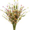 J'FLORU 6 pcs Spring Berry Stems, Artificial Berry Picks Easter Stems for Home Centerpiece Vase Windowsill Decor and Easter Celebration,Suitable for All Seasons