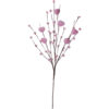 35 J'FLORU Valentine’s Day Gifts,6 Pack Valentines Day Picks Berry Stems with Pink Hearts for Valentine Decor Anniversary Wedding Decorations(Pink)